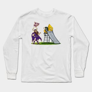 Minnesota Vikings Fans - Kings of the North vs Cheesy Playmates Long Sleeve T-Shirt